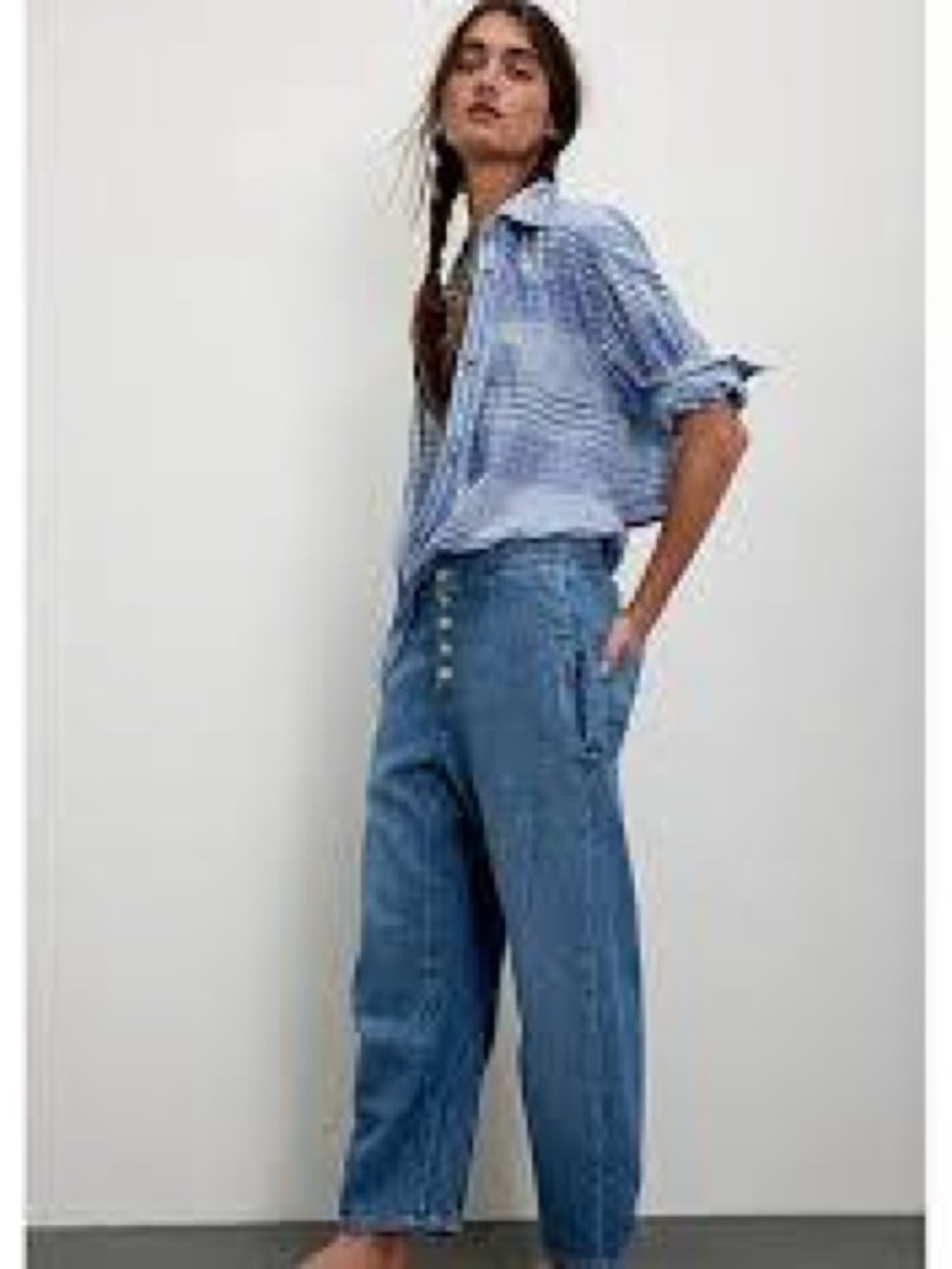 We The Free Osaka Mid Rise Barrel Jeans